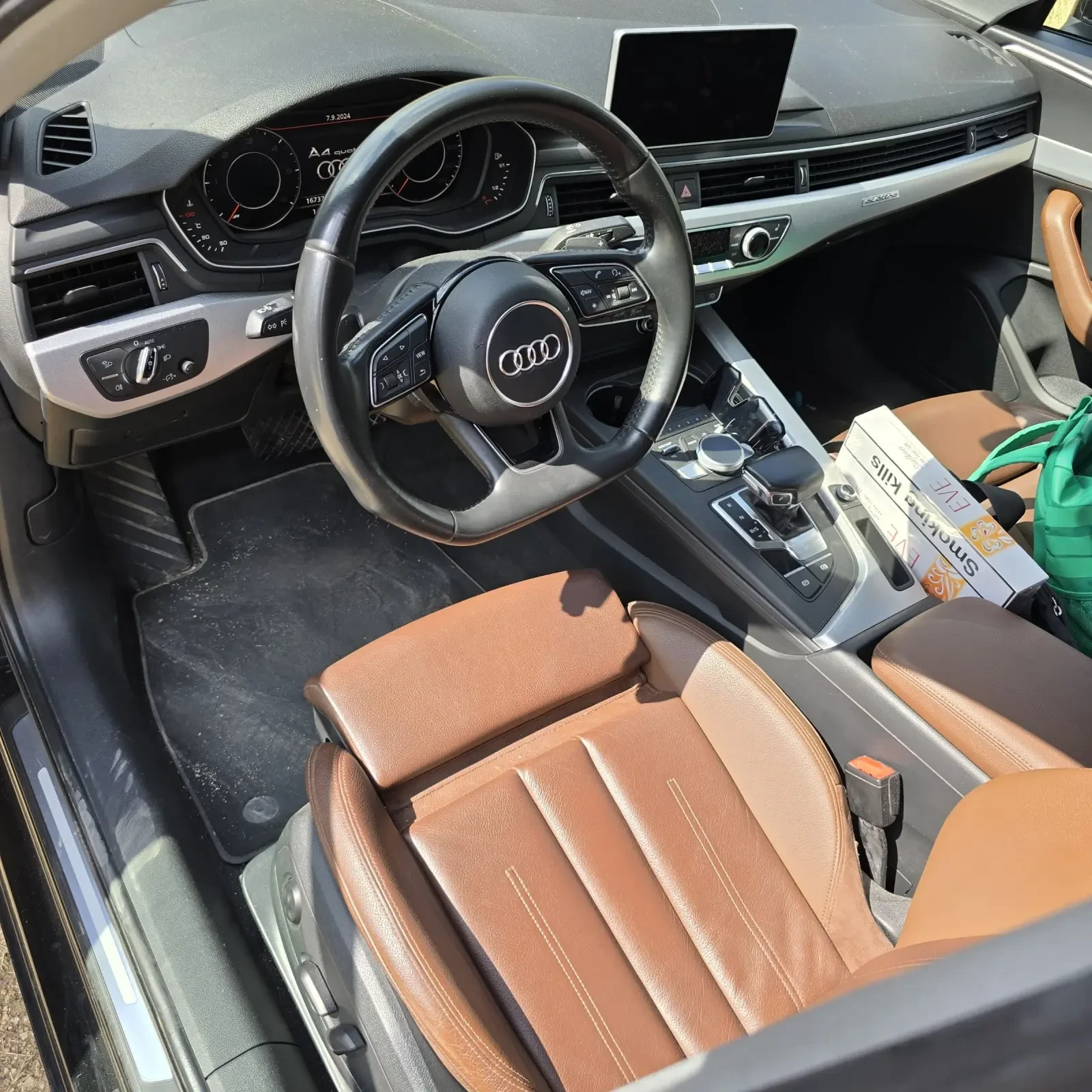 Audi A4 Quattro, digital cockpit, leather, ultra diesel | Mobile.bg   11