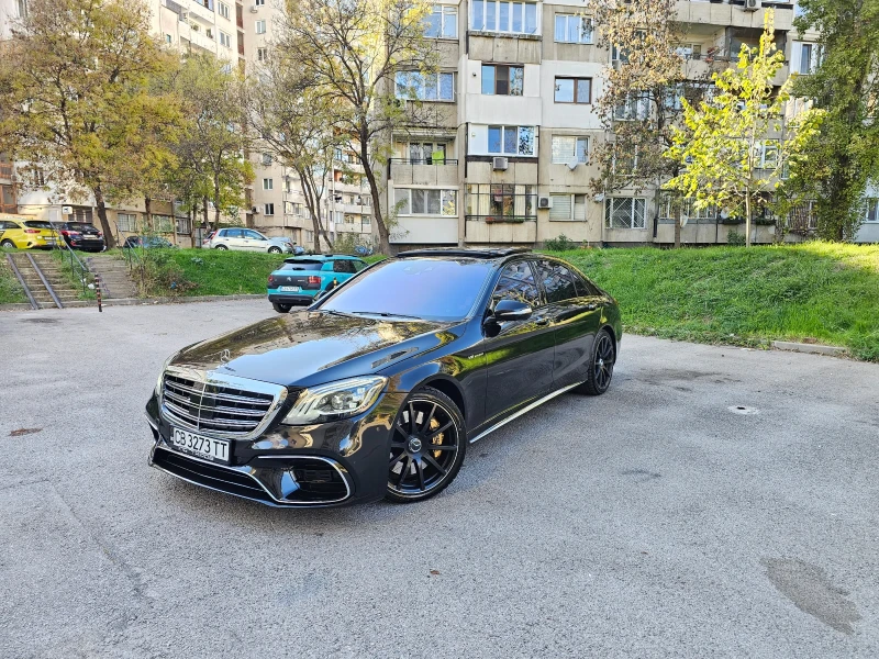 Mercedes-Benz S 63 AMG 6.3AMG 4MATIC LONG TV* PANORAMA* FULL MAX* !TOП! , снимка 1 - Автомобили и джипове - 47862781