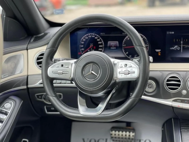 Mercedes-Benz S 400 4M* LONG* AMG* PANO* TV* BURMESTER* ACC* BLIND* KE, снимка 13 - Автомобили и джипове - 47053691