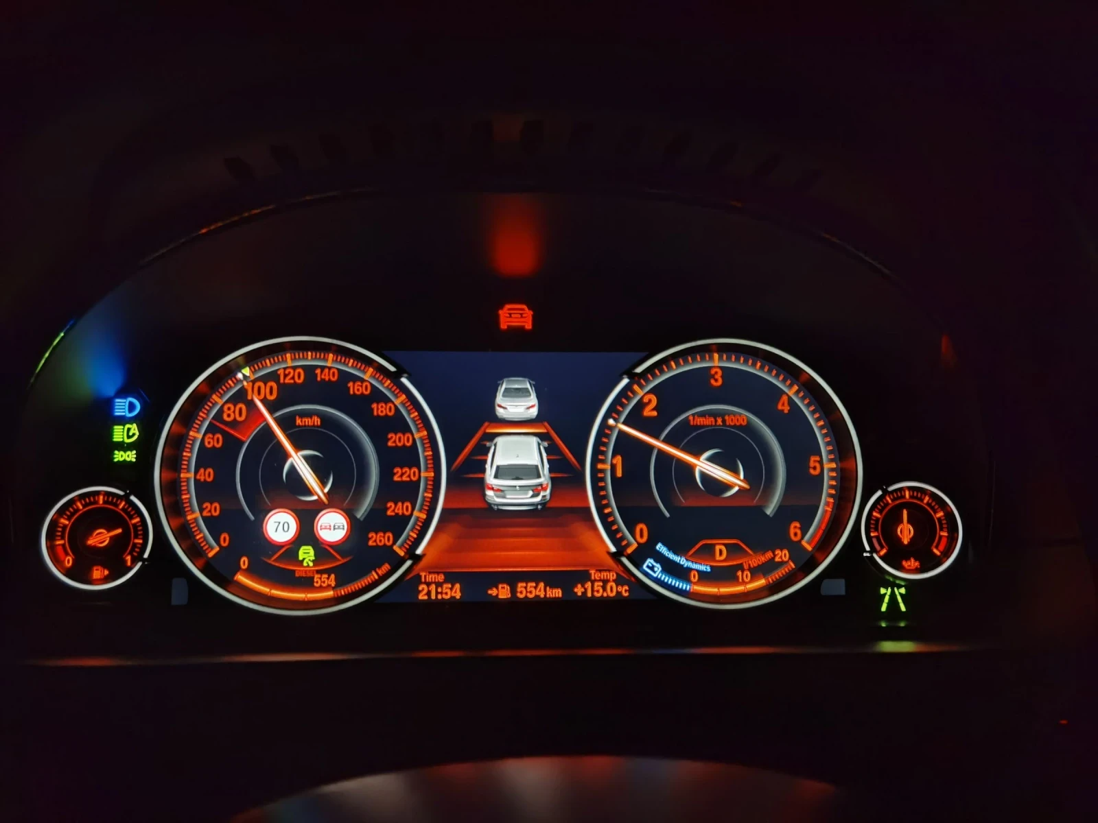 BMW 530 xD LCI дигитално табло, снимка 14 - Автомобили и джипове - 54567235