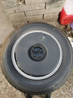 15 ка резервна гума 5х100 + оборудване за Ауди А3, снимка 3 - Части - 53221705