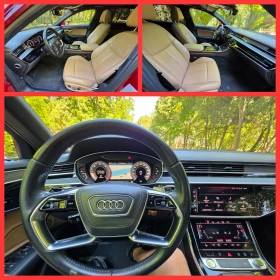 Audi A8 LONG* ВАКУУМ* ДИСТРОНИК* ПАНОРАМА* B&O* ЛИЗИНГ* , снимка 16