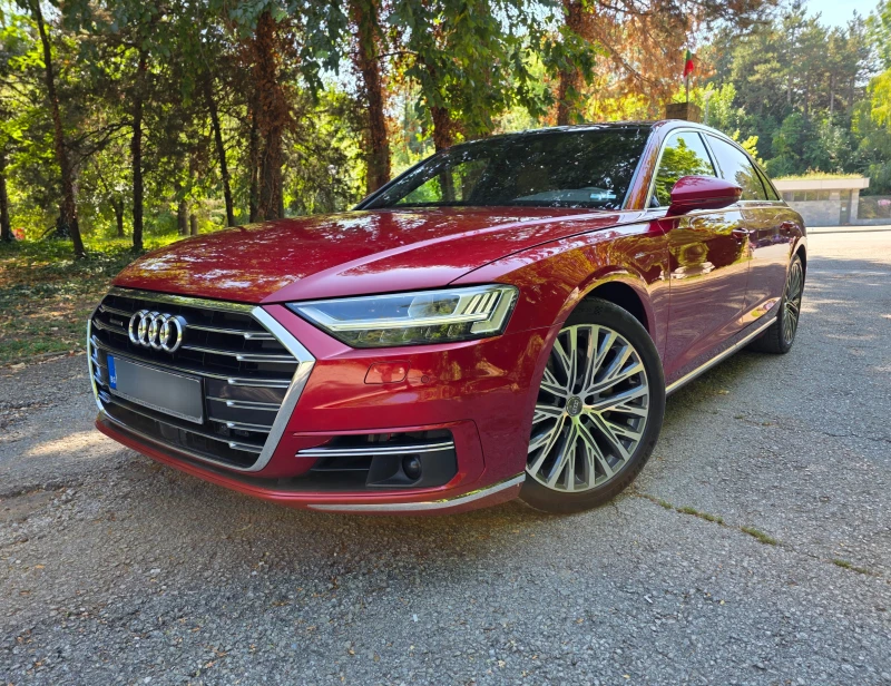Audi A8 LONG* ВАКУУМ* ДИСТРОНИК* ПАНОРАМА* B&O* ЛИЗИНГ* , снимка 3 - Автомобили и джипове - 51645398