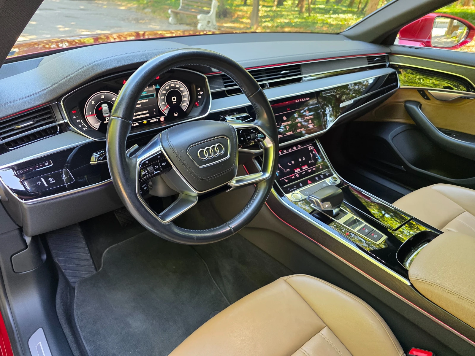 Audi A8 LONG* ВАКУУМ* ДИСТРОНИК* ПАНОРАМА* B&O* ЛИЗИНГ*  - изображение 8