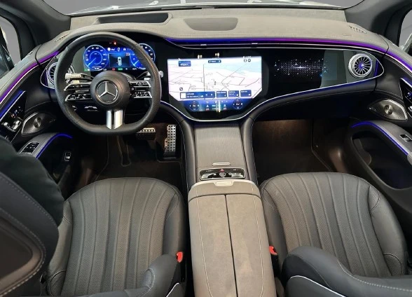Mercedes-Benz EQS SUV 450 4Matic = AMG Line = Гаранция, снимка 9 - Автомобили и джипове - 55802163