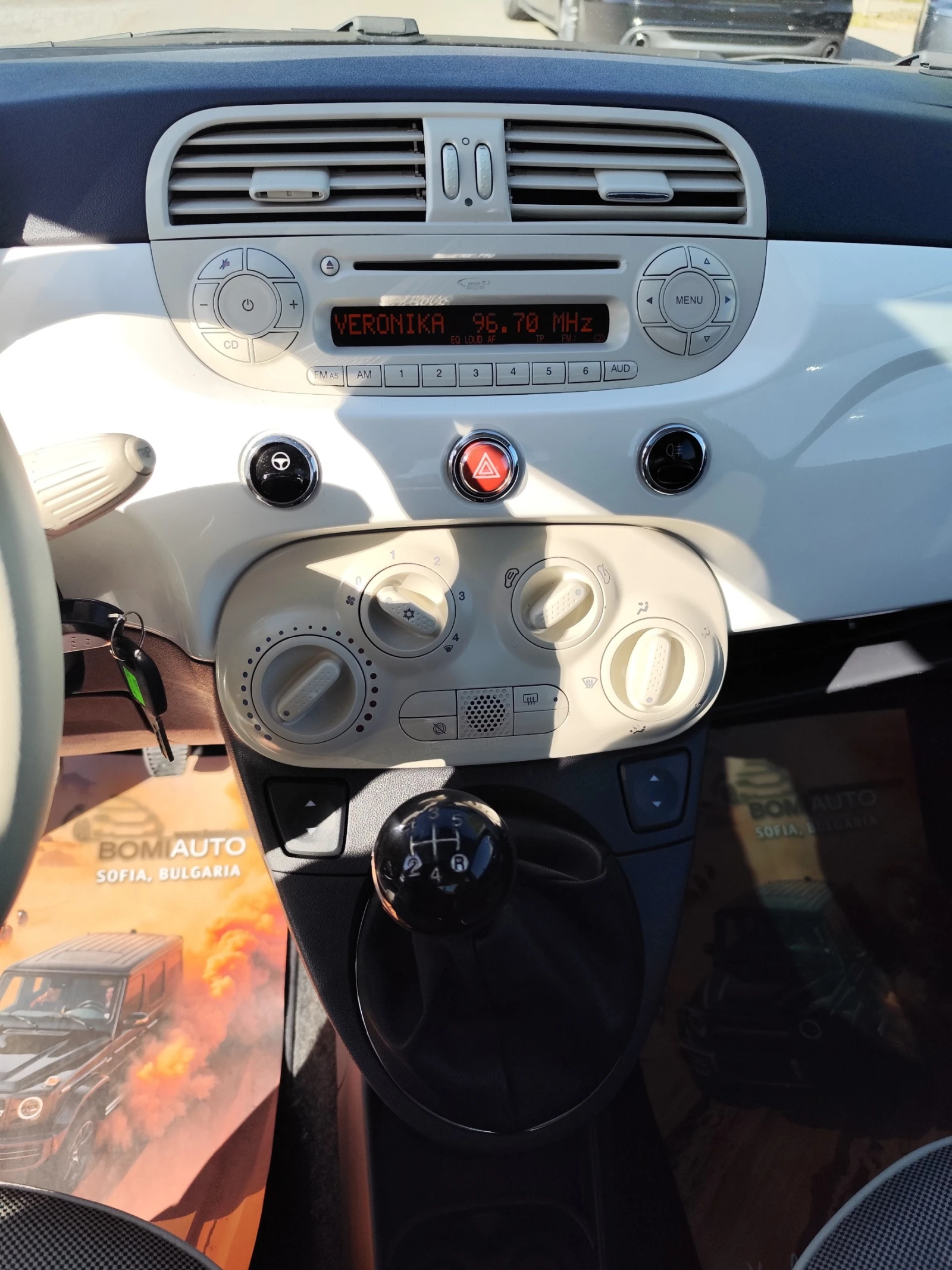 Fiat 500 1.3mJTD* EURO5A* ШИБЕДАХ* , снимка 8 - Автомобили и джипове - 54420948