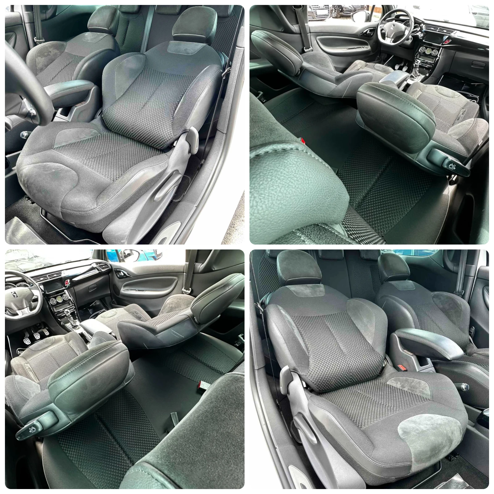 Citroen DS 3 Crossback 1.6D 120HP EURO6B КОЖА LED , снимка 13 - Автомобили и джипове - 54598345