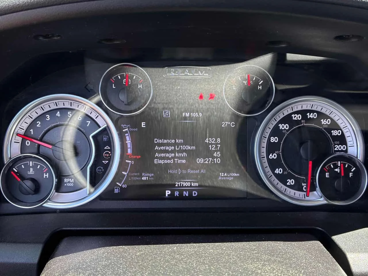 Dodge RAM 1500 * Outdoorsman * CARFAX * ШИБИДАХ * КЛИП НА МОТОРА, снимка 8 - Автомобили и джипове - 55257971