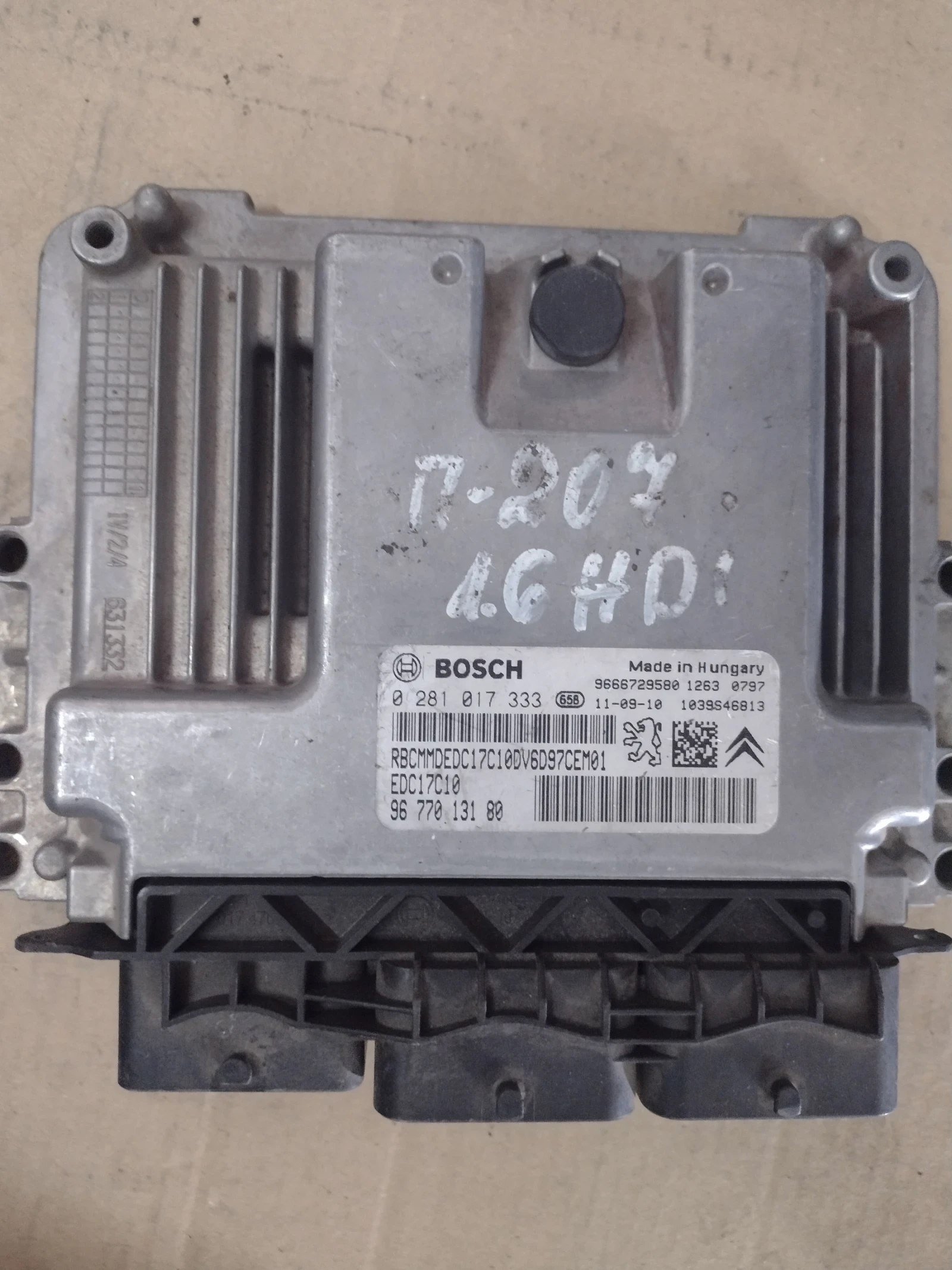 9677013180 EDC17C10  PEUGEOT CITROEN �������� �������� 0281 017 333 | Mobile.bg � ����������� 2