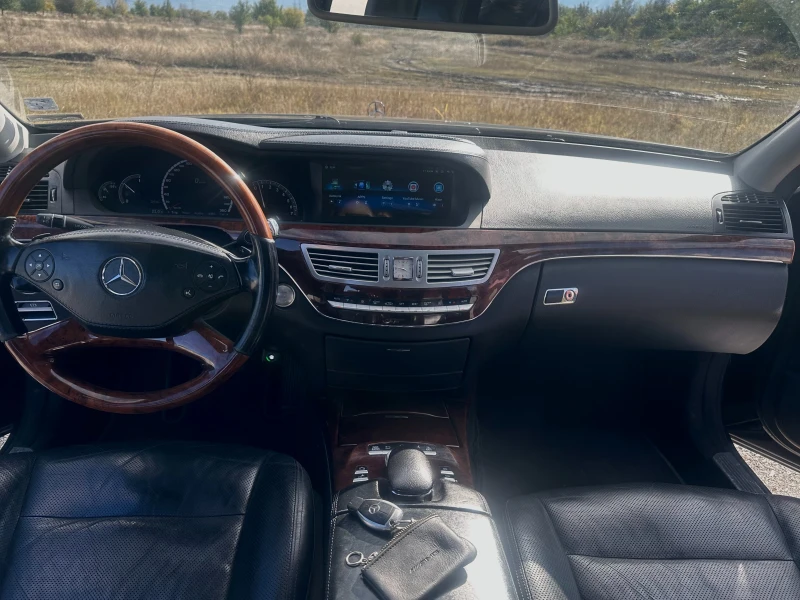 Mercedes-Benz S 500 Face-lift 388к.с. ГАЗ, Масаж/дистроник/night visio, снимка 13 - Автомобили и джипове - 52205205