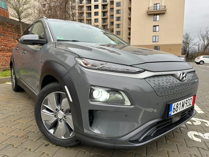 Hyundai Kona PREMIUM 64KWh FULL ASSIST/DISSTR/KRELL/HEADUP, снимка 1 - Автомобили и джипове - 48267344