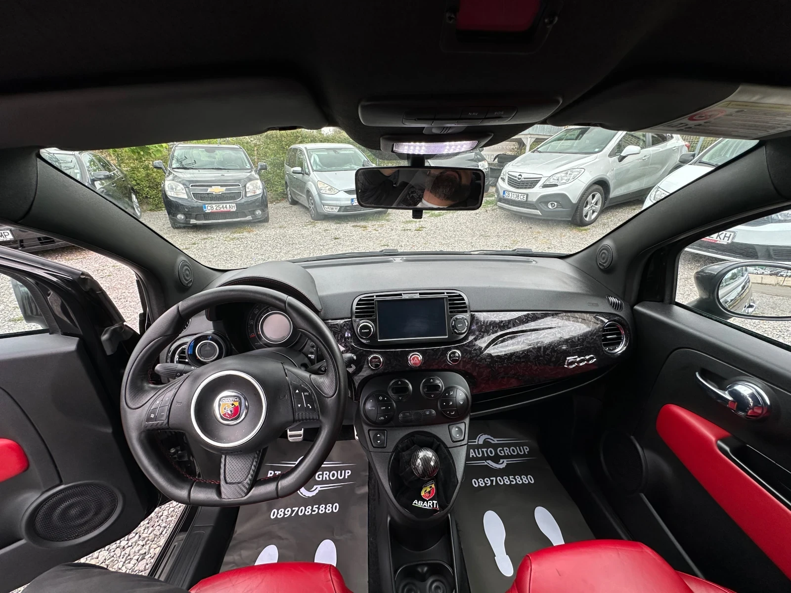 Abarth 595 1.4T * * ABARTH* * КОЖА * * FULL * * ТОП* *  | Mobile.bg — изображение 11