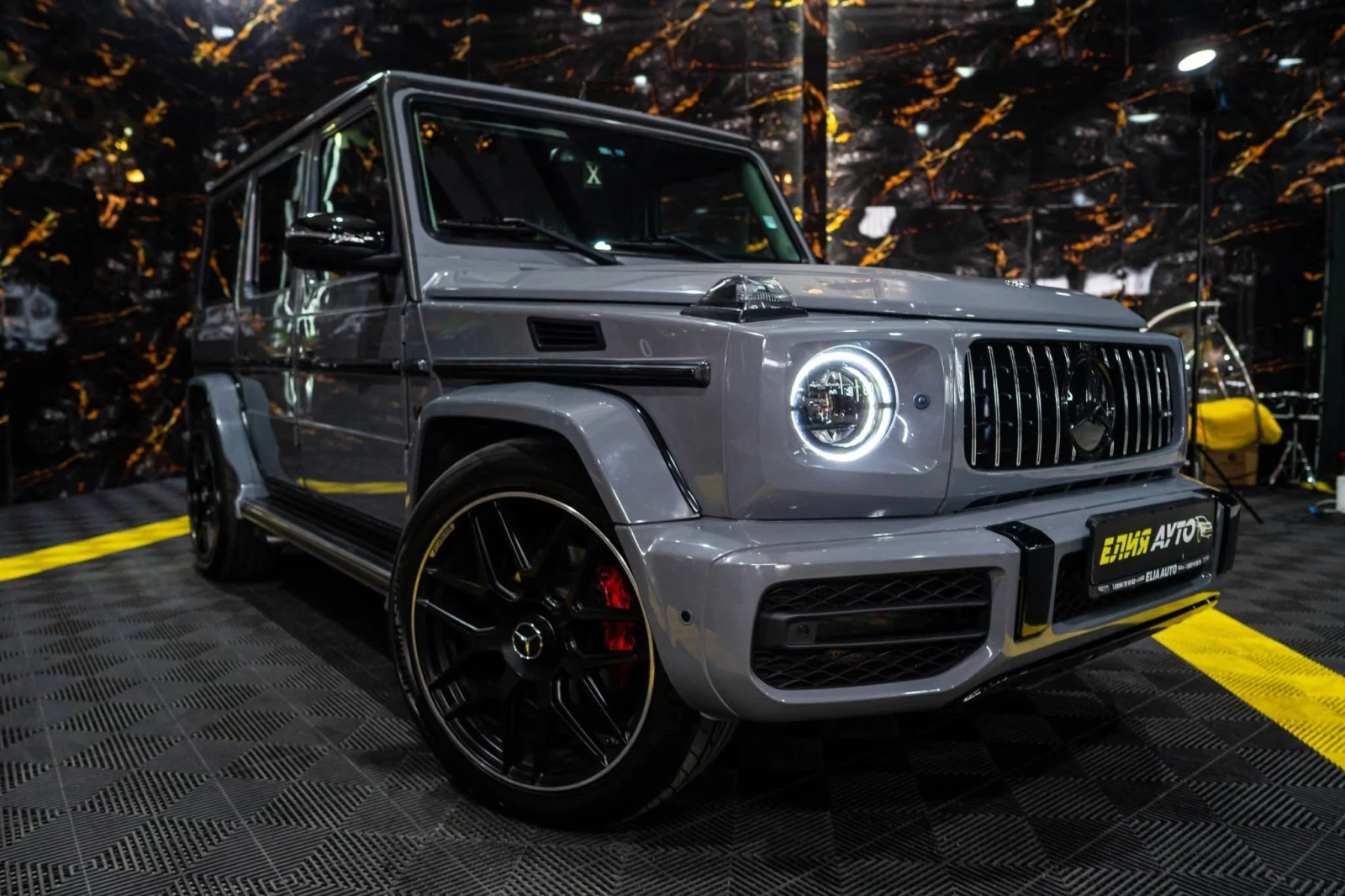 Mercedes-Benz G 55 AMG V8 LED NAVI DESIGNO H&K NARDO GREY ЛИЗИНГ 100%, снимка 4 - Автомобили и джипове - 55067260