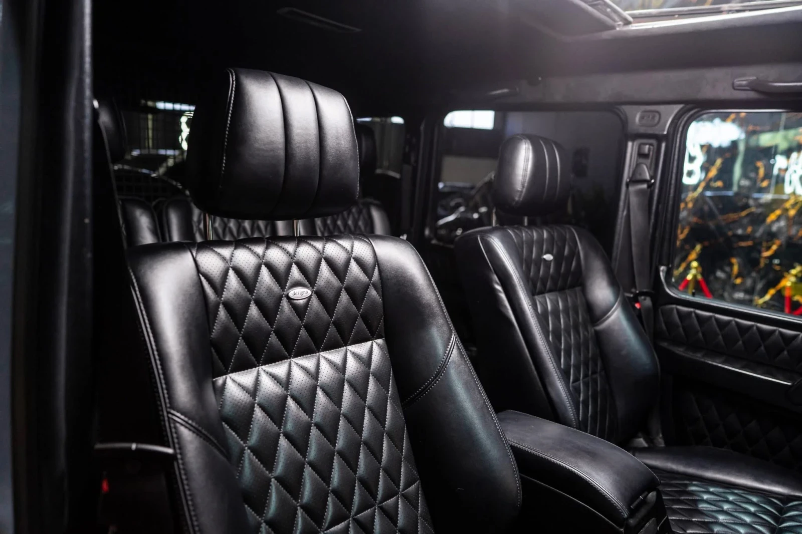 Mercedes-Benz G 55 AMG V8 LED NAVI DESIGNO H&K NARDO GREY ЛИЗИНГ 100%, снимка 14 - Автомобили и джипове - 55067260