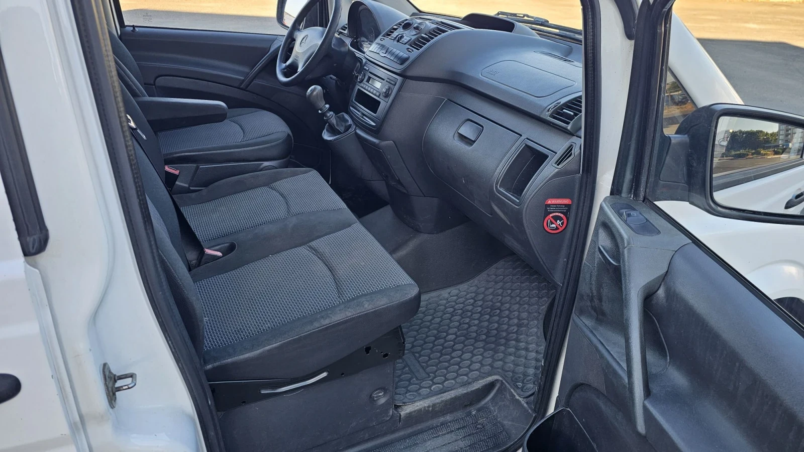 Mercedes-Benz Vito 110 LONG/N1-6места-клима , снимка 10 - Бусове и автобуси - 55849304