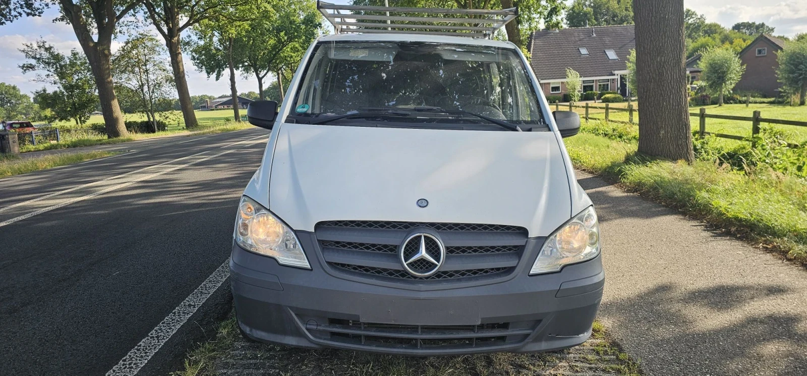 Mercedes-Benz Vito 110 LONG/N1-6места-клима , снимка 2 - Бусове и автобуси - 55849304