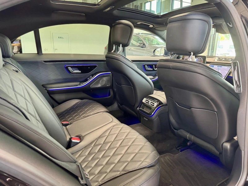 Mercedes-Benz S 450 d/AMG/4MATIC/LONG/EXCLUSIV/BURM/HEAD UP/PANO/360/, снимка 14 - Автомобили и джипове - 53353480
