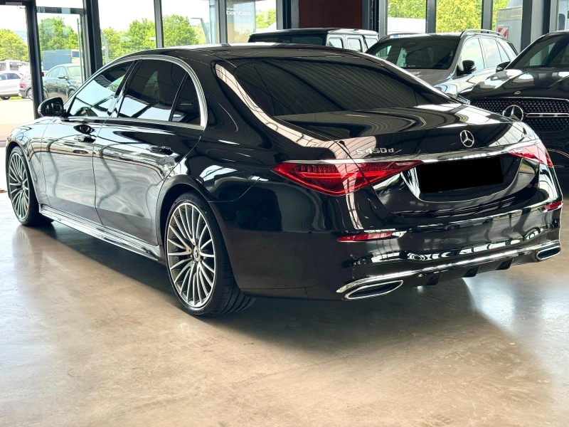 Mercedes-Benz S 450 d/AMG/4MATIC/LONG/EXCLUSIV/BURM/HEAD UP/PANO/360/, снимка 4 - Автомобили и джипове - 53353480