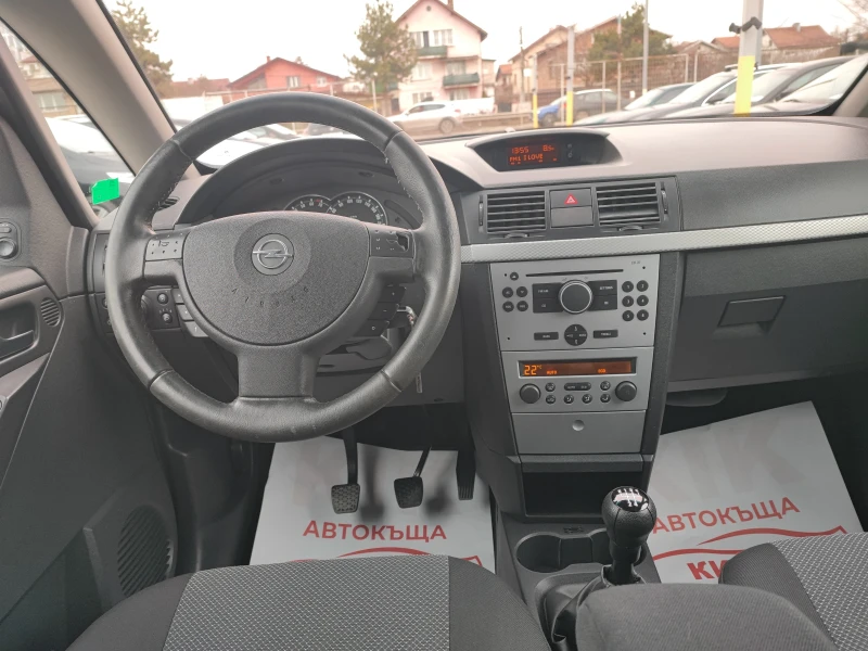 Opel Meriva 1.6-105ks-ГАЗ-ПАРКТРОНИК, снимка 11 - Автомобили и джипове - 53475938