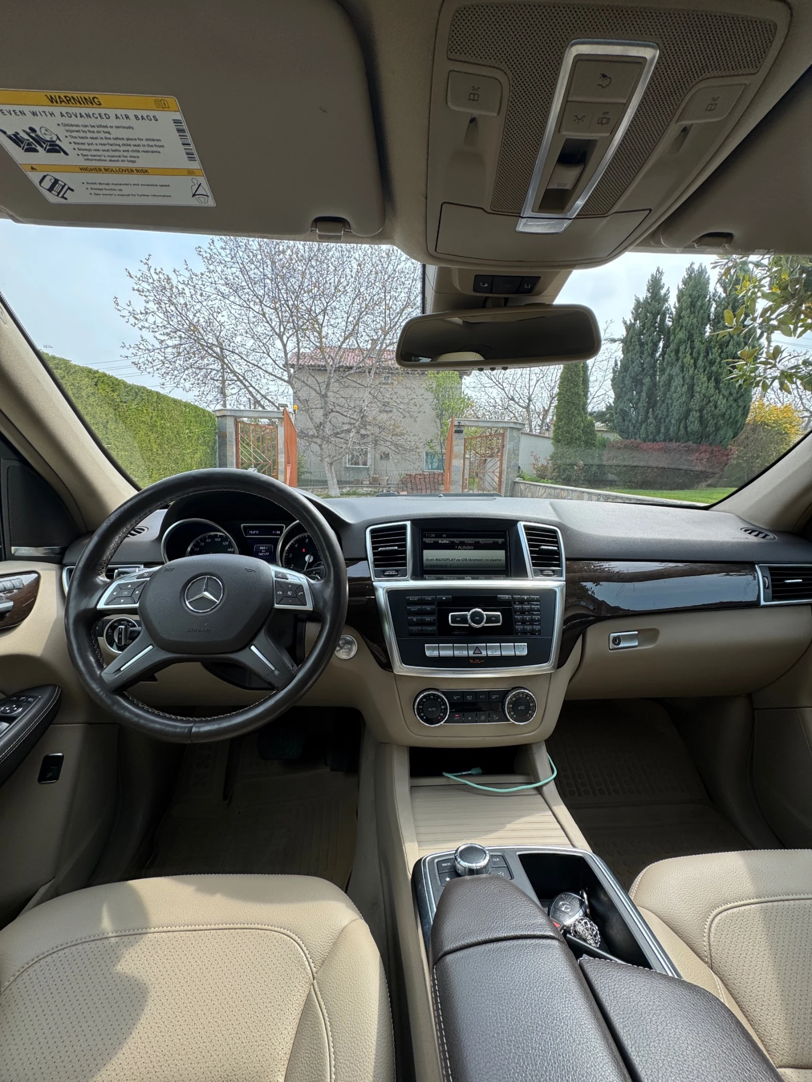 Mercedes-Benz ML 350 4MATIC | 3.5 бензин | 162 000 км | Панорама | , снимка 7 - Автомобили и джипове - 54180241