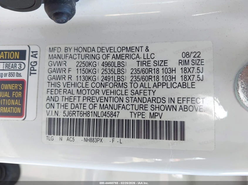 Honda Cr-v 2.0l Hybrid Ex-L, снимка 9 - Автомобили и джипове - 54520352