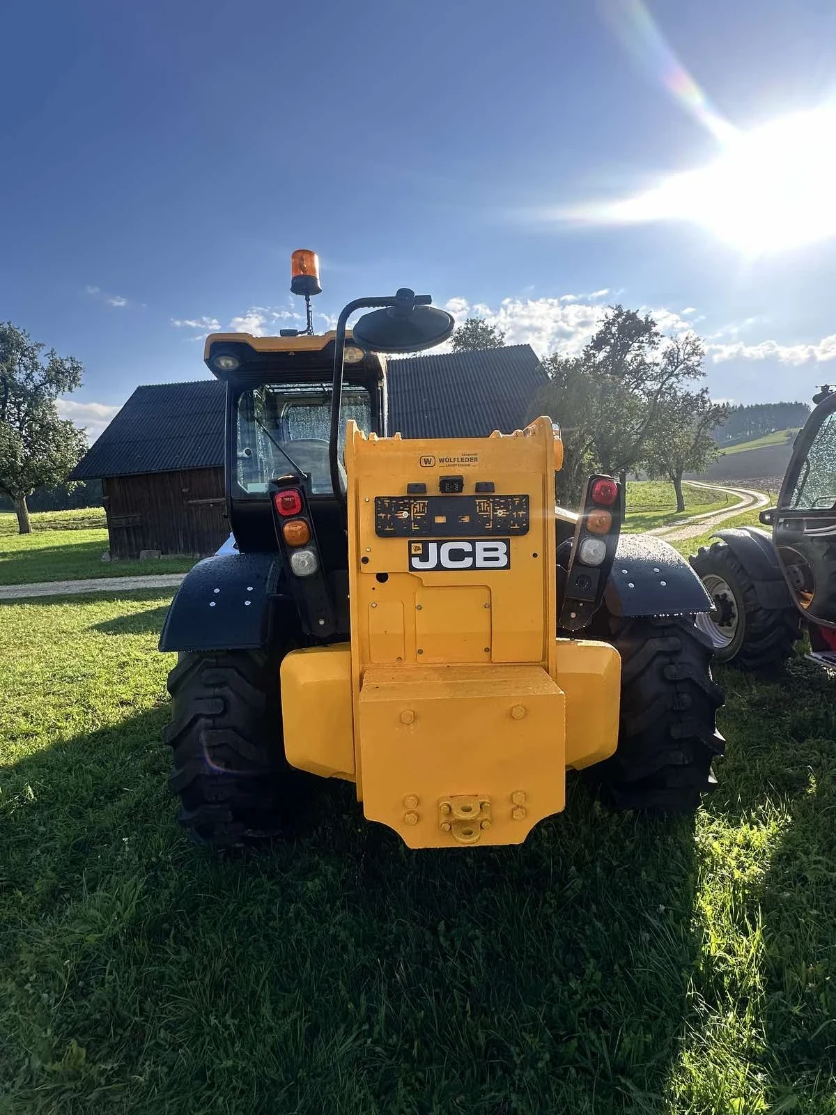 Телескопичен товарач JCB 550-80, снимка 2 - Селскостопанска техника - 56217477