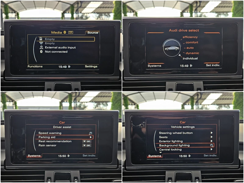 Audi A6 ! 3.0TDI/QUATTRO/S-LINE/GERMANY/ПОДГРЕВ/MEMORY/LIZ, снимка 13 - Автомобили и джипове - 52377849