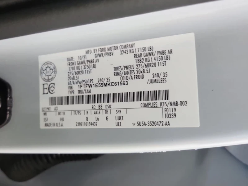 Ford F150 * LARIAT CREW CAB STD BED * CARFAX * ЦЕНА ДО БГ, снимка 11 - Автомобили и джипове - 53286955