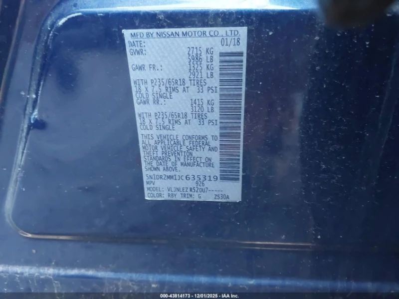 Nissan Pathfinder 3.5l Sv, снимка 9 - Автомобили и джипове - 53594344