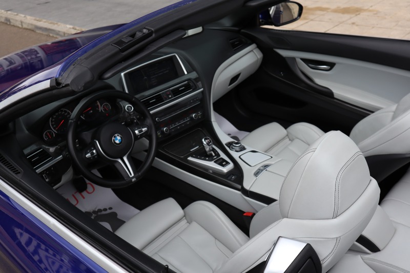 BMW M6 Кабрио/Kamera 360/ Head Up/Navi, снимка 15 - Автомобили и джипове - 40389730
