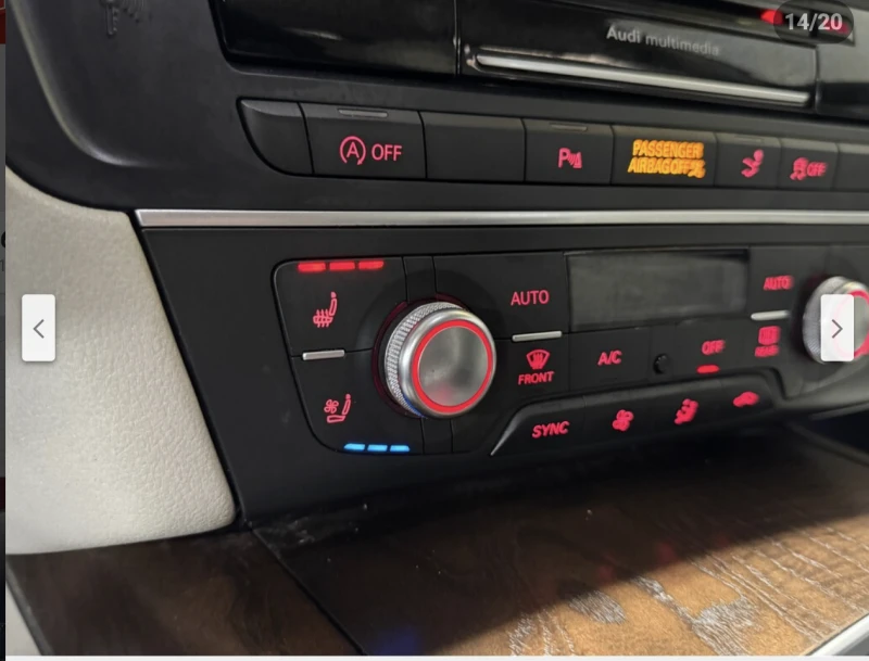 Audi A7 3.0T* MATRIX* ОБДУХВАНЕ* ДИСТРОНИК* 360КАМЕРА* , снимка 13 - Автомобили и джипове - 52699384