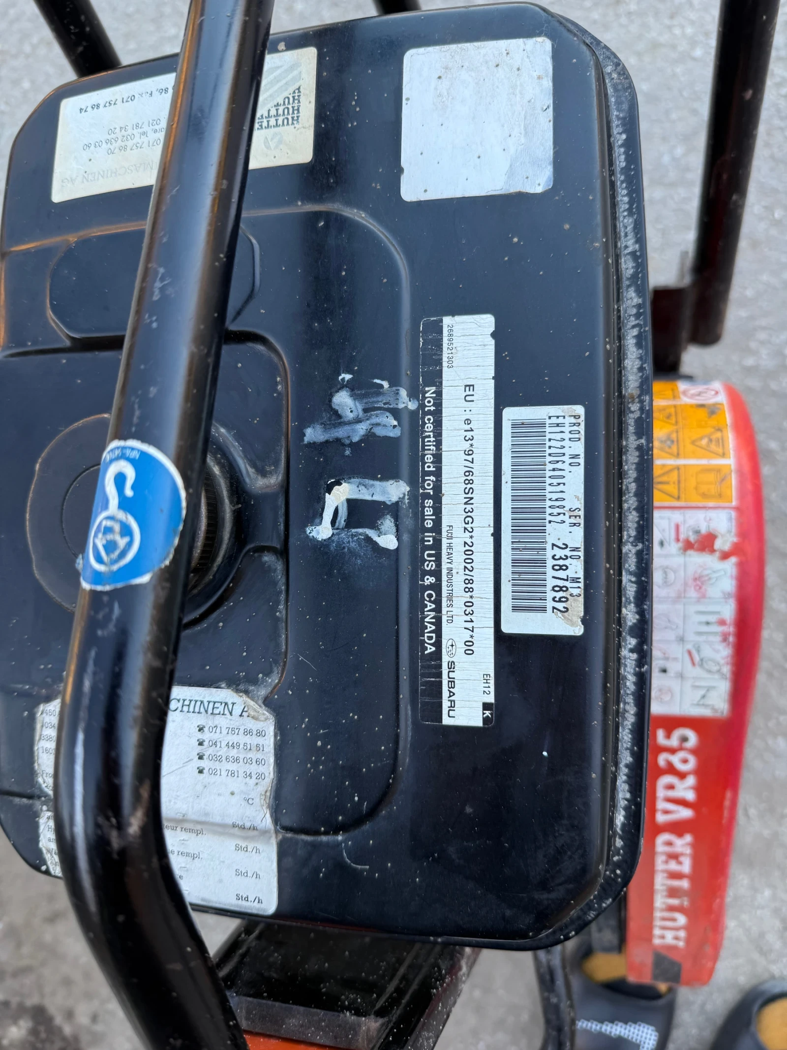 Трамбовки Друга Mikasa, снимка 11 - Индустриална техника - 53902807