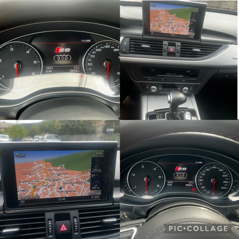 Audi A6 S-line, Distronic, 313ps, 8ZF, ОБСЛУЖЕН, снимка 14 - Автомобили и джипове - 52409115