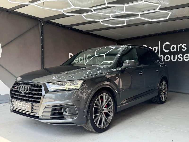 Audi SQ7 4.0TDI* QUATTRO* 360CAM* DISTRONIC* BOSE* 7MЕСТН* , снимка 3 - Автомобили и джипове - 45095285