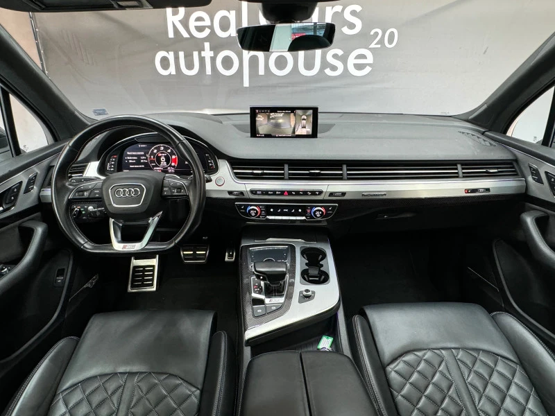 Audi SQ7 4.0TDI* QUATTRO* 360CAM* DISTRONIC* BOSE* 7MЕСТН* , снимка 14 - Автомобили и джипове - 45095285