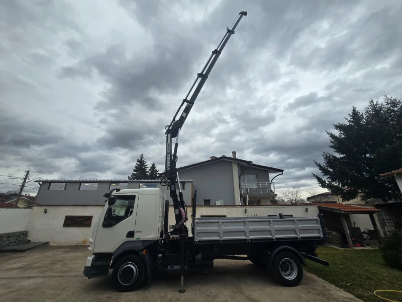 Mercedes-Benz Atego VOLVO FL 240 Тристранен самосвал с Кран , снимка 9 - Камиони - 52990934