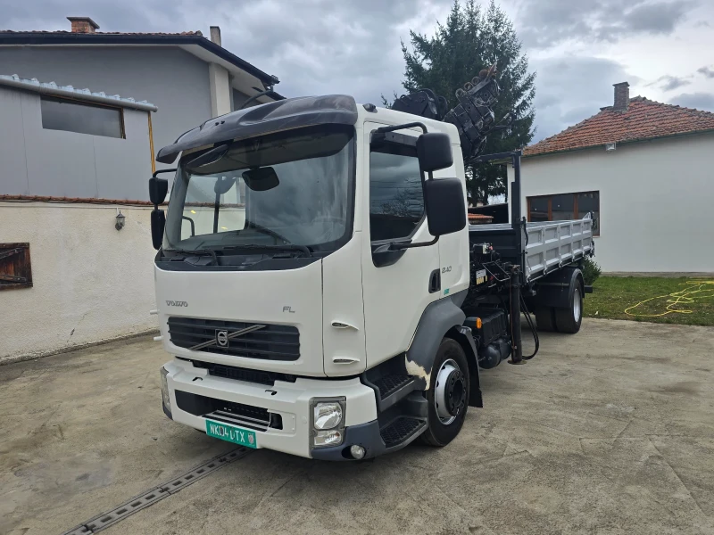 Mercedes-Benz Atego VOLVO FL 240 Тристранен самосвал с Кран , снимка 3 - Камиони - 52990934