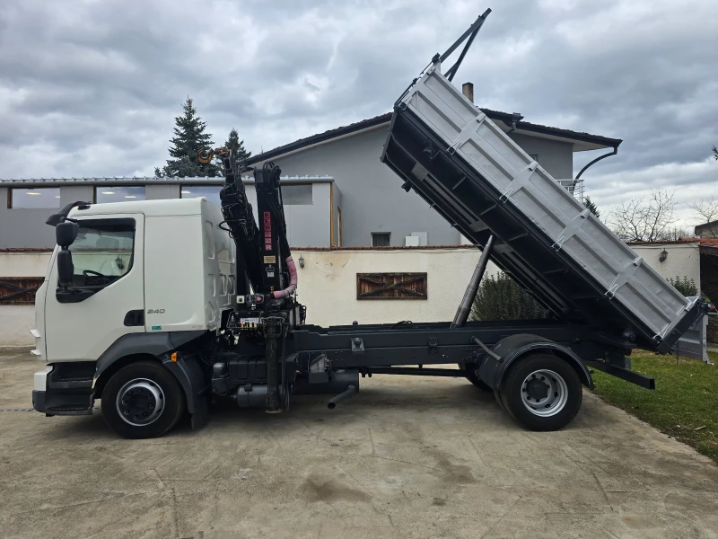 Mercedes-Benz Atego VOLVO FL 240 Тристранен самосвал с Кран , снимка 6 - Камиони - 52990934