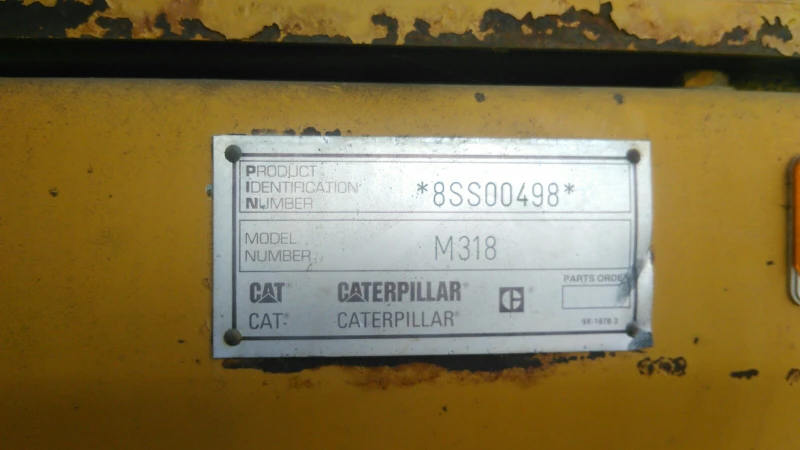 Багер Caterpillar M318, снимка 7 - Индустриална техника - 52128787