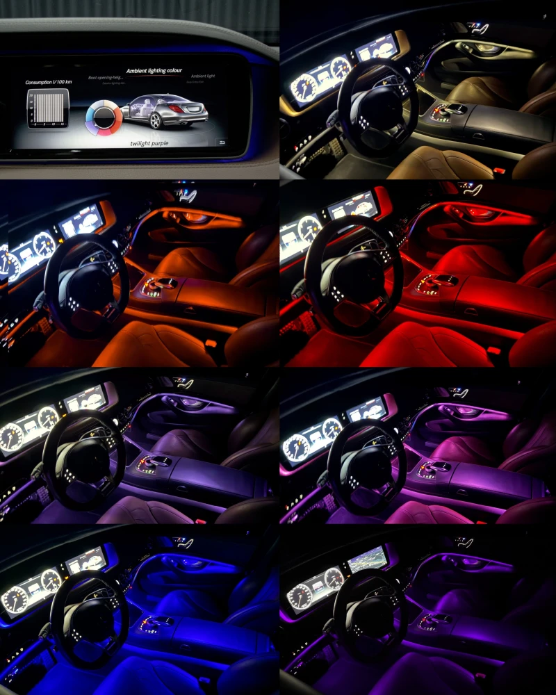 Mercedes-Benz S 350 d/4Matic/9G-Tronic/AMG Plus/Burmester/Масаж, снимка 17 - Автомобили и джипове - 52540244