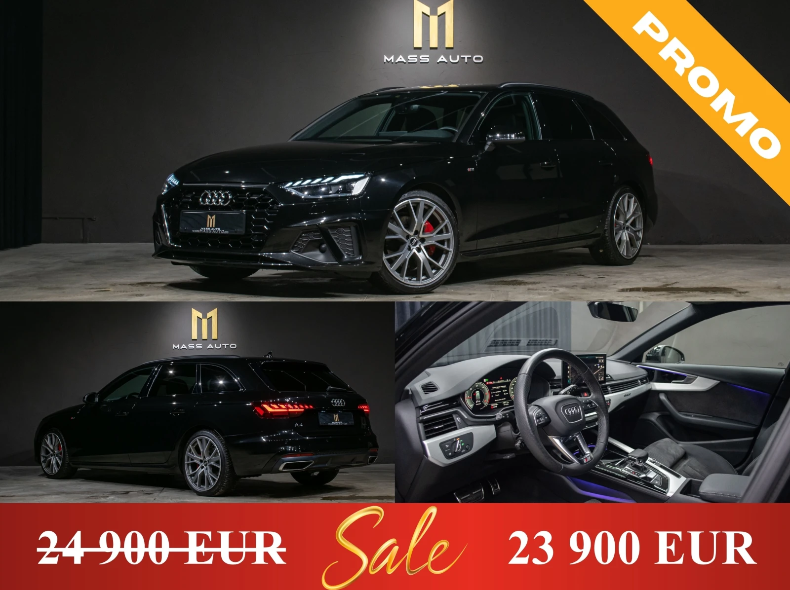 Audi A4 40TDI/Quattro/S* -Line/Matrix/ПълнаСервизнаИстория