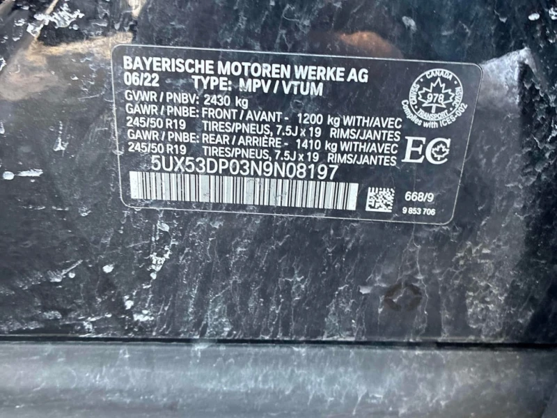 BMW X3 * xDrive30i * CARFAX * БЕЗ ПЪРВОНАЧАЛНА ВНОСКА, снимка 10 - Автомобили и джипове - 53157560