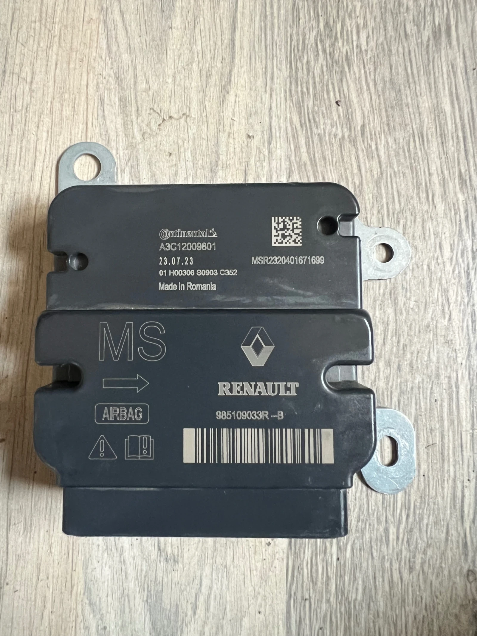 985109033R Airbag �������� RENAULT EXPRESS 2023 A3C12009801 985109033R --B  | Mobile.bg � ����������� 1