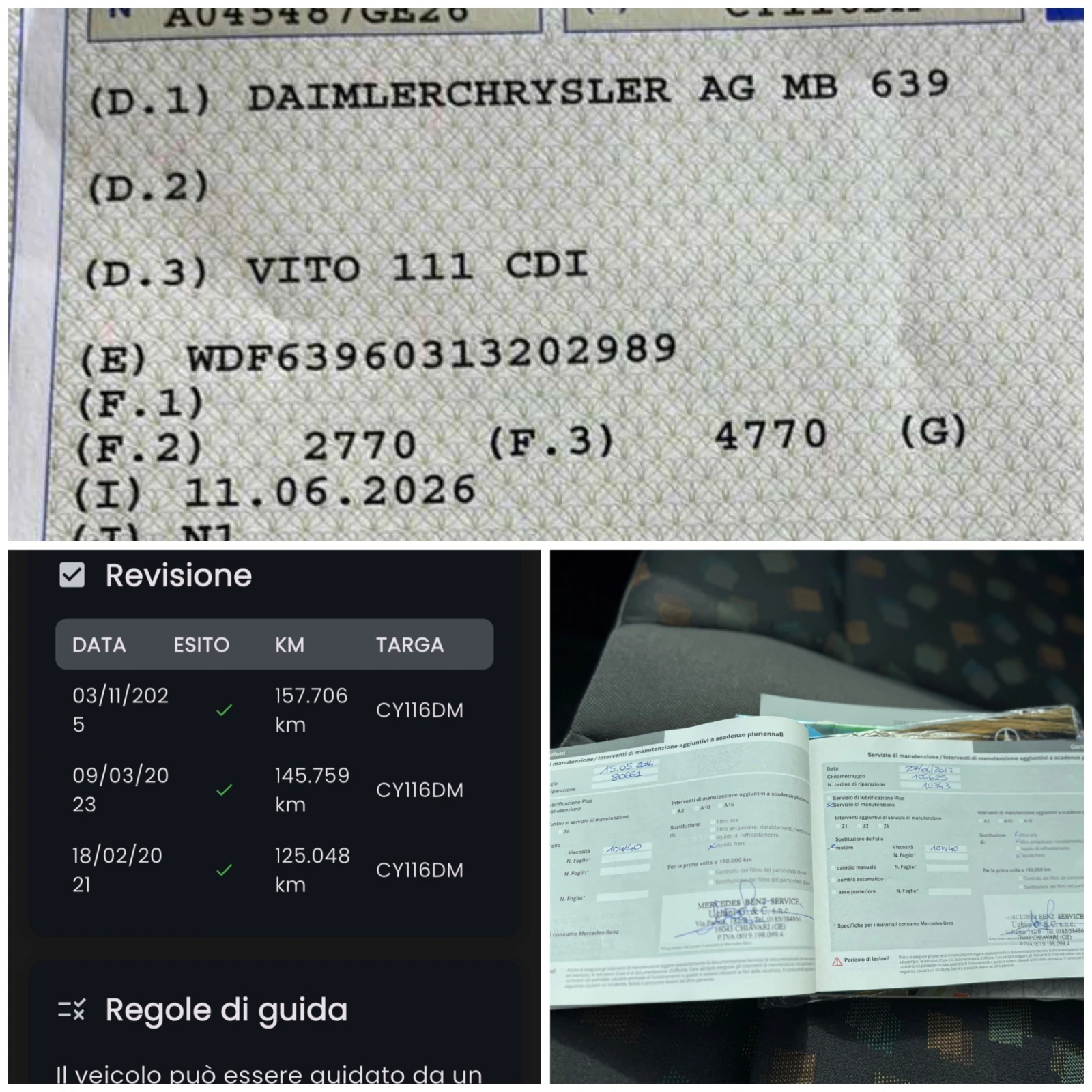 Mercedes-Benz Vito VITO 111 CDI/110hp/160000km, снимка 17 - Бусове и автобуси - 55019962