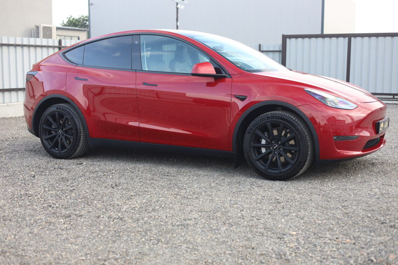 Tesla Model Y Long Range #RedMultiCoat #EnhancedAutopilot #iCar, снимка 3 - Автомобили и джипове - 41243768