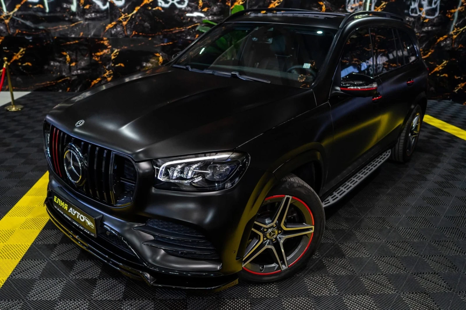 Mercedes-Benz GLS 350 D 4MATIC FULL AMG LINE ПАНО BURM 3XTV ЛИЗИНГ 100%, снимка 3 - Автомобили и джипове - 54164634