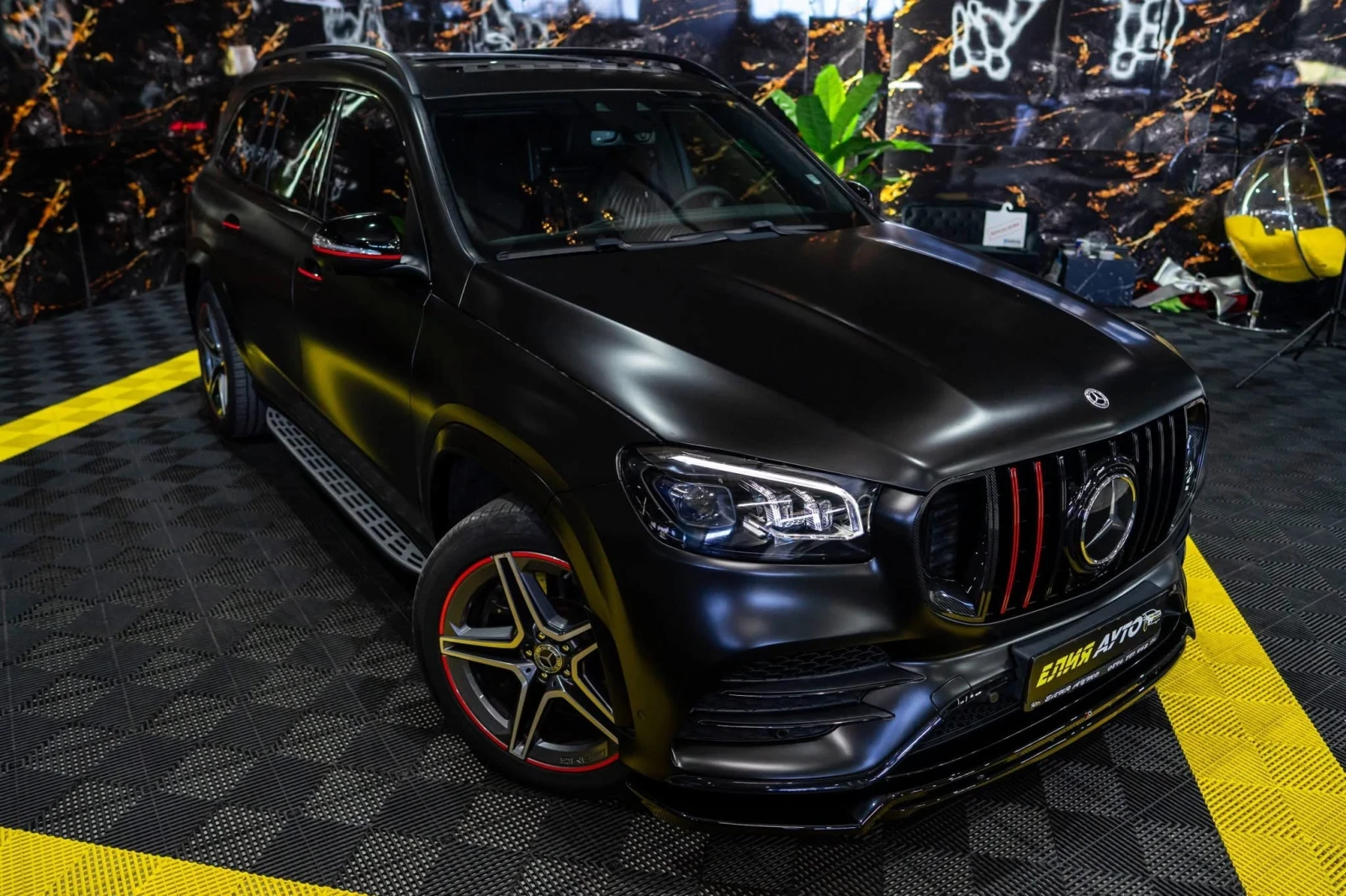 Mercedes-Benz GLS 350 D 4MATIC FULL AMG LINE ПАНО BURM 3XTV ЛИЗИНГ 100%, снимка 5 - Автомобили и джипове - 54164634