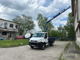 Iveco 35c13 Самосвал+ Кран, N1, 1550кг.на2.60метра, 3хидравлич, снимка 4