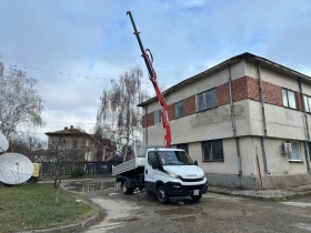 Iveco Daily Самосвал+ Кран, N1, 1550кг.на2.60метра, 3хидравлич, снимка 8