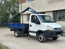 Iveco 35c13 Самосвал+ Кран, N1, 1550кг.на2.60метра, 3хидравлич, снимка 3